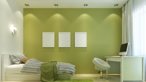 Green Wall paint Design
