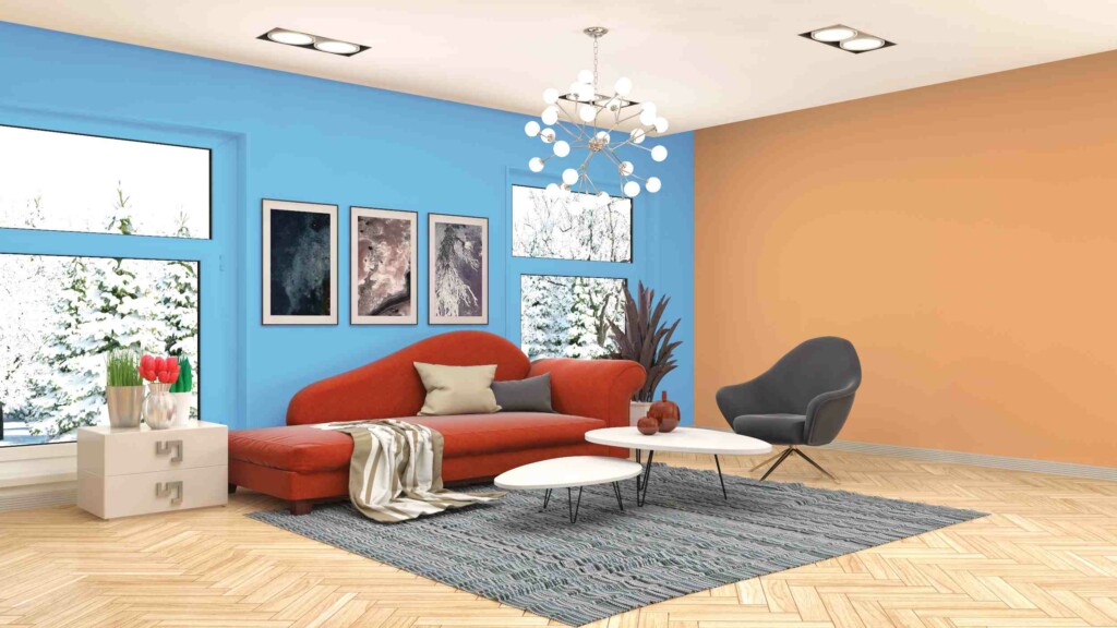 blue for sophistication wall paint-nippon