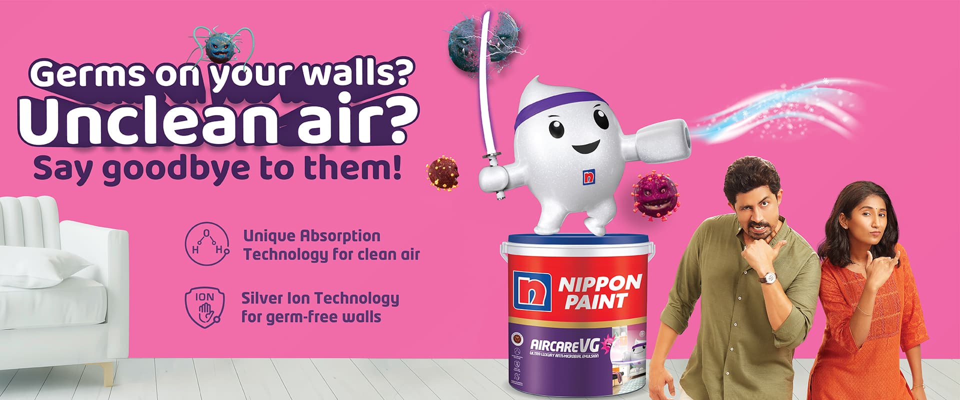 germs on the wall-goodbye to them-air care veg nippon paint