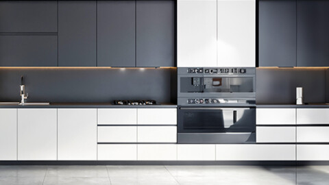 black and white colour combinations for kitchen-nippon paint