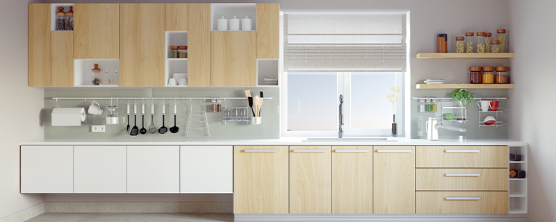 white wood colour combinations for kitchen-nippon paint