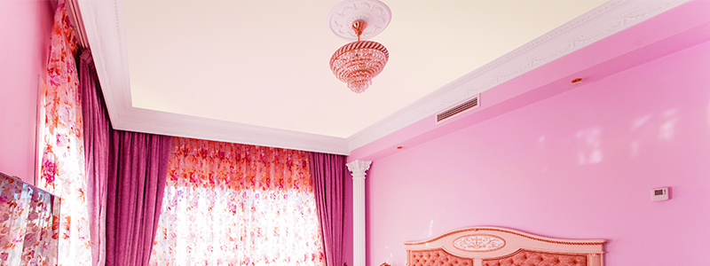 sugar pink colors for home ceiling