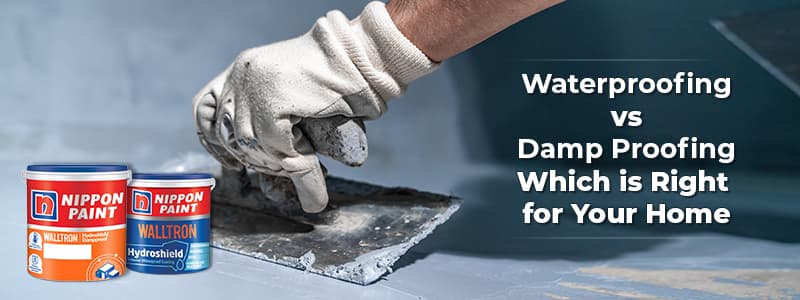 difference waterproofing and damp proofing paint